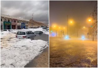 Χαλάζι και πλημμύρες σε Ντουμπάι και Άμπου Ντάμπι – Καλύφθηκαν ολόκληρες περιοχές
