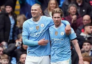 Μάντσεστερ Σίτι – Έβερτον 2-0: Ο Χάαλαντ την έστειλε στην κορυφή