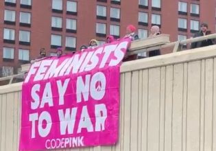 Οι φεμινίστριες λένε όχι στον πόλεμο: Καλούν την κυβερνήτρια Γουίτμερ να υποστηρίξει την κατάπαυση του πυρός