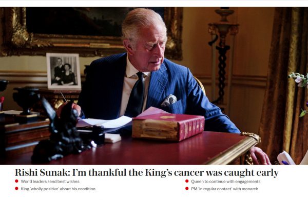 Δημοσίευμα της Telegraph για τον βασιλιά Κάρολο