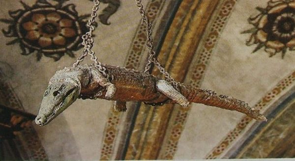 Ιταλία: Η περίεργη ιστορία πίσω από τον κροκόδειλο που κρέμεται από οροφή εκκλησίας
