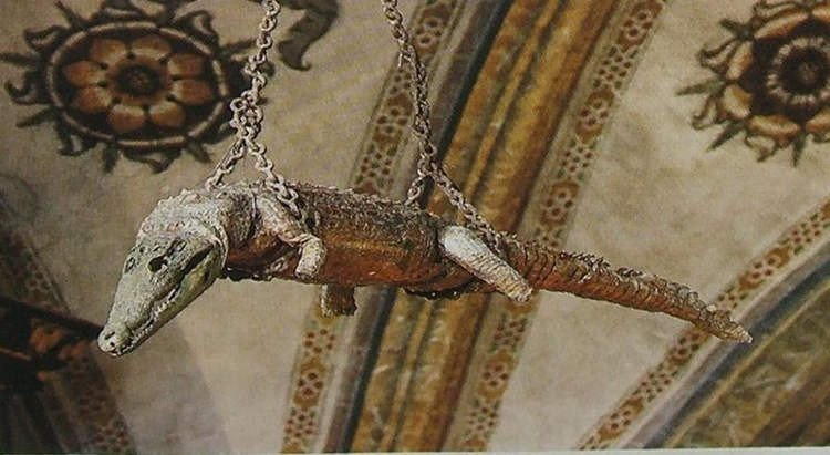 Ιταλία: Η περίεργη ιστορία πίσω από τον κροκόδειλο που κρέμεται από οροφή εκκλησίας