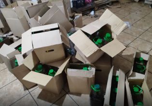 Χειροπέδες σε 48χρονο που έβαζε άγνωστη ουσία σε ηλιέλαιο και το πουλούσε ως «ελαιόλαδο»