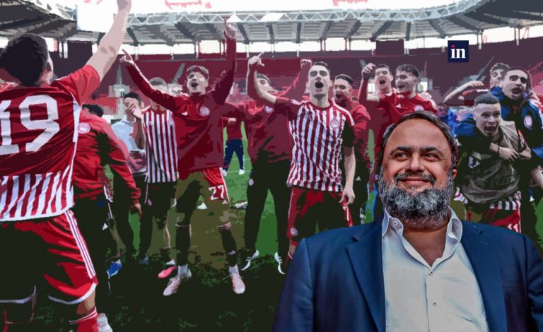 Η επίσκεψη του Βαγγέλη Μαρινάκη στα αποδυτήρια, το «μπράβο σε όλους» και η εγκάρδια συνομιλία με τον Κίβου (vid)