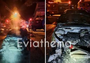 Εύβοια: Όχημα λαμπάδιασε στη Νέα Αρτάκη – Ήταν δίπλα σε δάσος με πεύκα