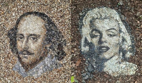 Βρετανός καλλιτέχνης δημιουργεί εντυπωσιακά πορτρέτα διασήμων από βότσαλα