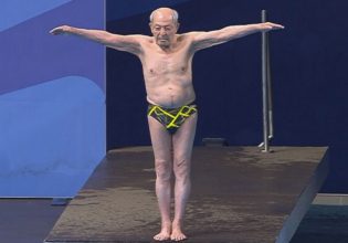 Καταδύτης ετών 100 έκλεψε την παράσταση στην Ντόχα (pics)