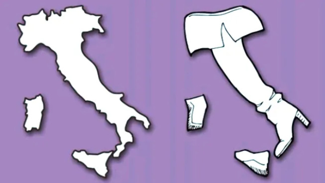 Satirical sketches of European countries: Italy is like a shoe – Greece?