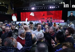 Στο συνέδριο του ΣΥΡΙΖΑ ο Κασσελάκης – Τον αγκάλιαζαν και τον αποθέωναν