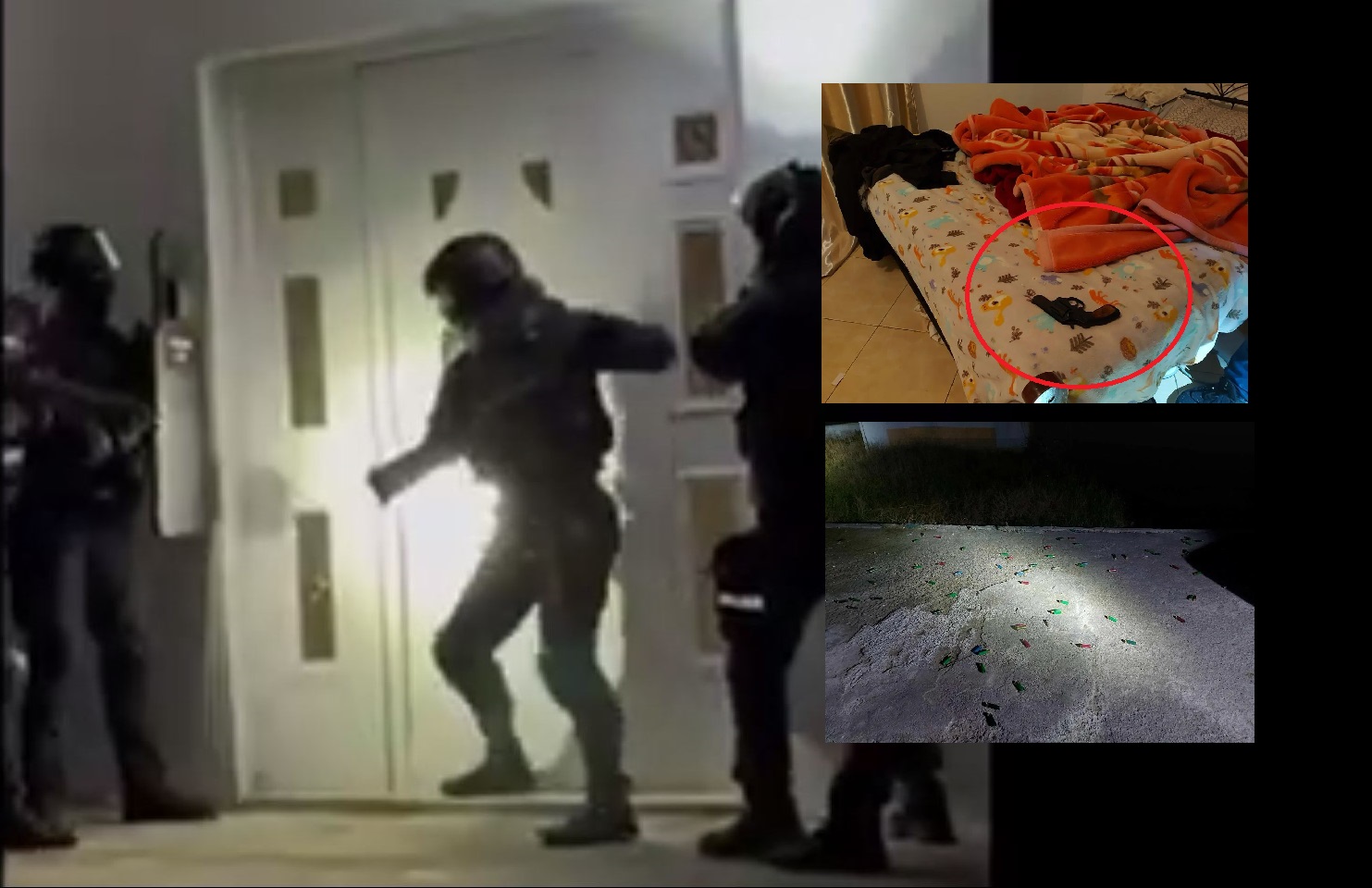 Μεγάλη αστυνομική επιχείρηση στη δυτική Αττική - Βρέθηκαν όπλα και σφαίρες σε κρεβάτια