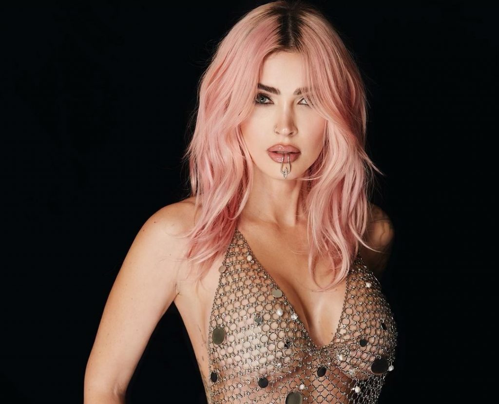 Η αποκαλυπτική εμφάνιση της Μέγκαν Φοξ στα Grammy – Το «γυμνό» φόρεμα και τα ροζ μαλλιά