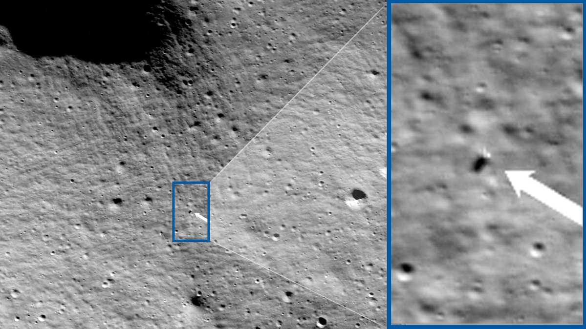 Ο «Οδυσσέας» γράφει ιστορία - Οι πρώτες φωτογραφίες του από το νοτιότερο μέρος της Σελήνης