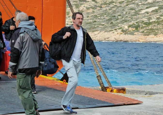 Νικόλαος Γλύξμπουργκ: Πήγε Σίφνο με το πλοίο της γραμμής - Bίντεο και φωτογραφίες