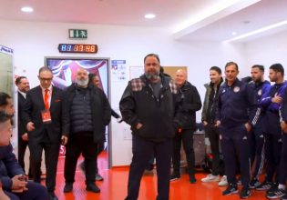 Η ομιλία του Βαγγέλη Μαρινάκη στα αποδυτήρια της Κ19 – Τους έδωσε συγχαρητήρια και τους ενθάρρυνε για τη συνέχεια