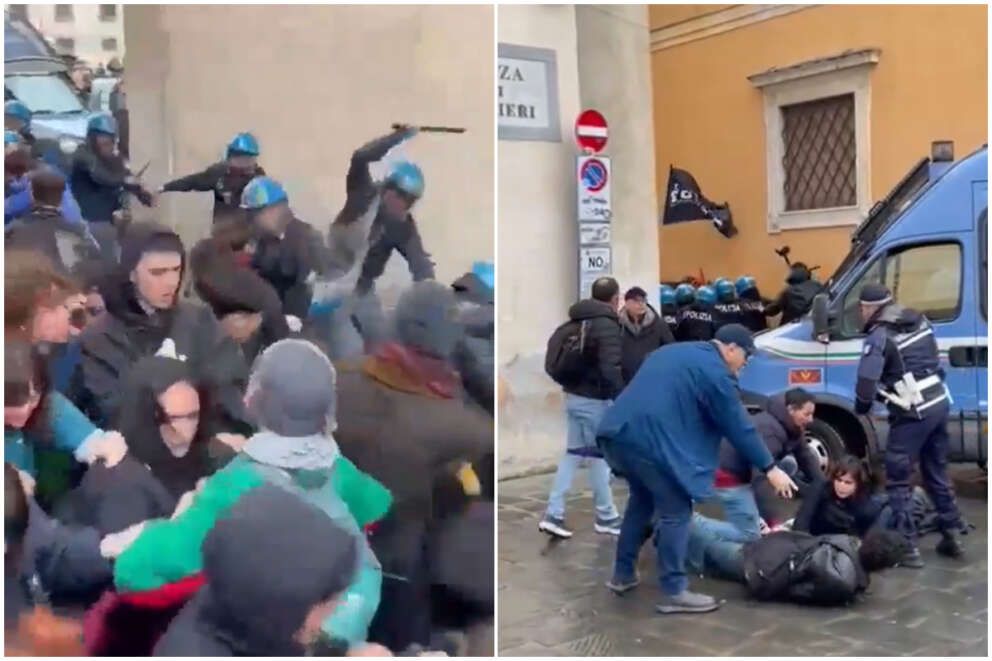 Ιταλία: Αστυνομικοί ξυλοκόπησαν άγρια φοιτητές - Διαδήλωναν υπέρ των Παλαιστινίων