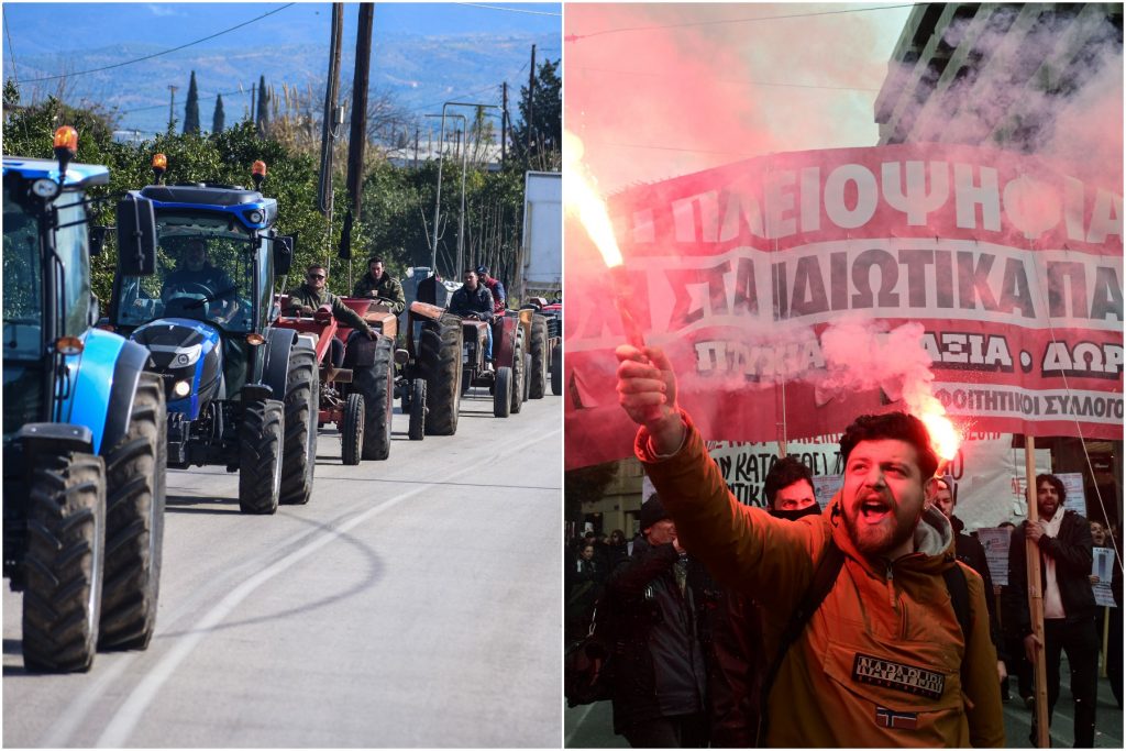 Αμηχανία από την κυβέρνηση για τα συλλαλητήρια της οργής – Αγρότες και φοιτητές σε θέσεις μάχης