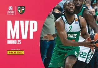 O Κίναν Έβανς της Ζαλγκίρις MVP της 25ης αγωνιστικής της Euroleague (pic)