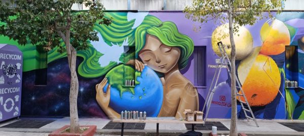 Μια νέα εντυπωσιακή τοιχογραφία, στα 35ο & 36ο Νηπιαγωγείο – Δημοτικό Σχολείο Πειραιά