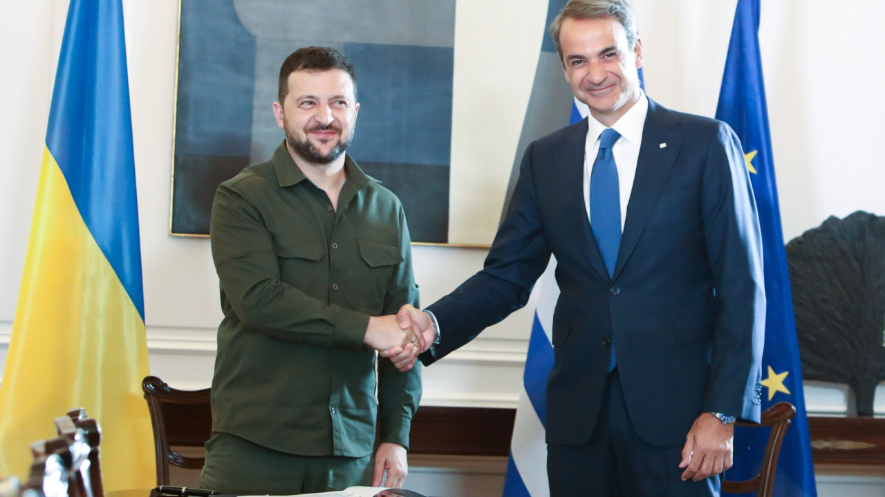 Οδησσός: Ολοκληρώθηκε η συνάντηση του Μητσοτάκη με τον Ζελένσκι - Στο Μουσείο Φιλικής Εταιρείας ο πρωθυπουργός