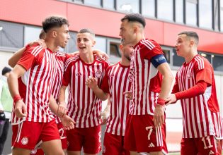 Ολυμπιακός Κ19: Οι πανηγυρισμοί στο Μόναχο για την πρόκριση στο Final 4 (vid)