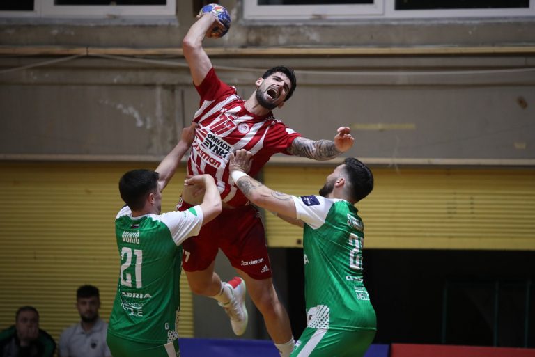Ολυμπιακός – Κρκα 31-26: Σπουδαία νίκη και πρώτο βήμα για τα ημιτελικά του European Cup