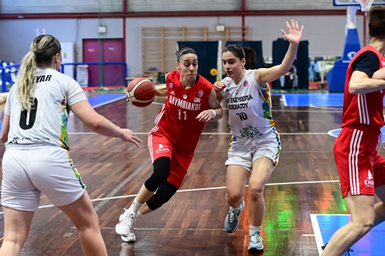 Ελευθερία Μοσχάτου – Ολυμπιακός 49-73: Σαρωτικές οι Ερυθρόλευκες