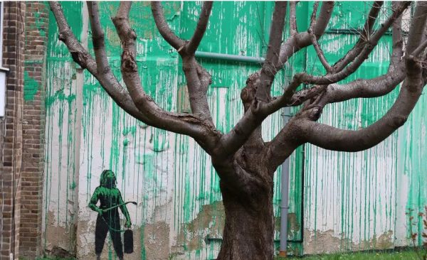 Κοσμοσυρροή για το τελευταίο έργο του Banksy