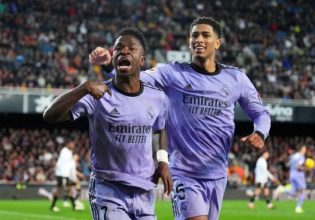 Βαλένθια – Ρεάλ 2-2: Ο Βινίσιους γλίτωσε τους Μαδριλένους από την ήττα – Επεισοδιακό φινάλε στο Μεστάγια