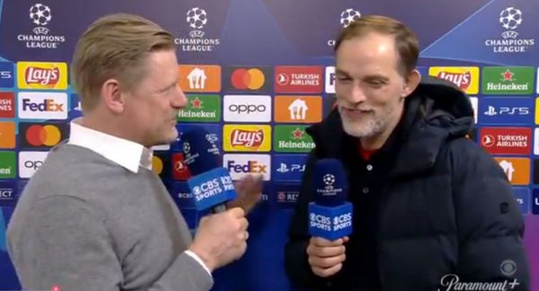 Ο Τούχελ έσπασε δάχτυλο του ποδιού του κατά τη διάρκεια της ομιλίας του πριν τον αγώνα με τη Λάτσιο (vid)