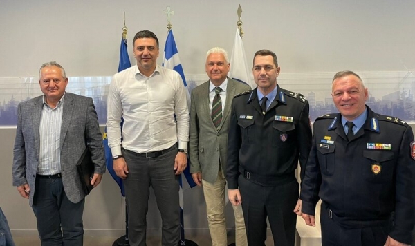 Εκπρόσωποι της Περιφέρεια Δυτικής Ελλάδας στον Υπουργό Κλιματικής Κρίσης και Πολιτικής Προστασίας