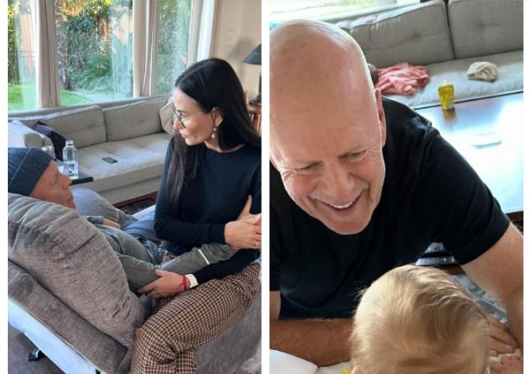 Μπρους Γουίλις, «σε αγαπάμε όλοι» – Οι φωτογραφίες από την Ντέμι Μουρ