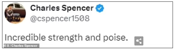 Το μήνυμα του Charles Spencer στην Κέιτ Μίντλετον