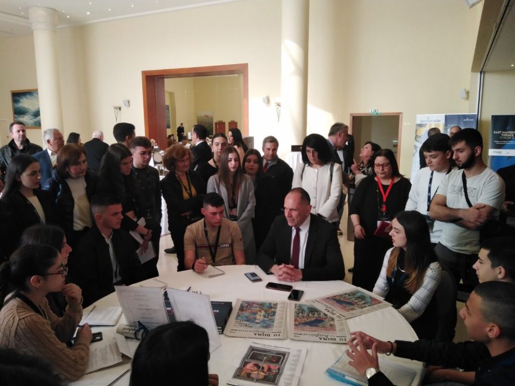 Οι μαθητές «δημοσιογράφοι» της Μαθητικής Εφημερίδας στο CityHub Event