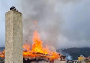 Πυρκαγιά σε Κελί της Σκήτης Αγίου Παντελεήμονος στο Άγιο Όρος