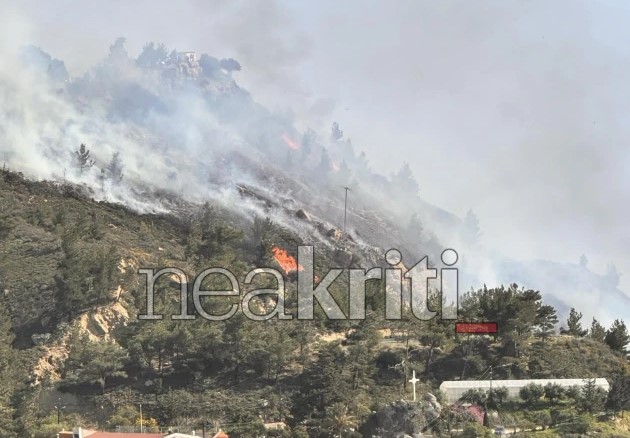 Πυροσβεστική: Δύο φωτιές σε Κρήτη και Κατερίνη - Κινητοποίηση ισχυρών δυνάμεων