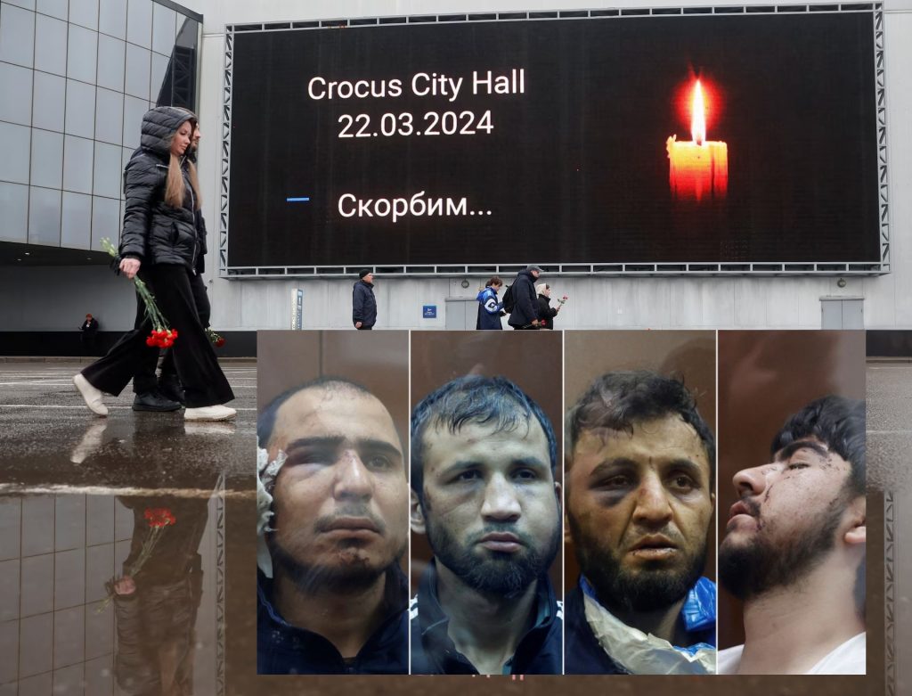 Σφαγή στη Μόσχα: Τι επιδιώκει το Κρεμλίνο προβάλλοντας κακοποιημένους τους υπόπτους