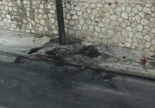 Νέα Φιλαδέλφεια: Αυτοκίνητο έπεσε σε κολώνα και τυλίχθηκε στις φλόγες – Σοβαρά ο οδηγός