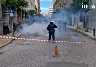 Ένταση στο πανεκπαιδευτικό συλλαλητήριο στο κέντρο της Αθήνας