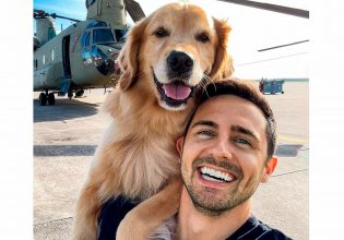 Viral: Σκυλομπαμπάς ποζάρει με χαμογελαστά ριτρίβερ σε όλο τον κόσμο