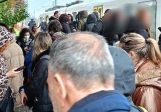 Ακινητοποιήθηκε τρένο για Λάρισα – «Κόλλησαν τα φρένα και άρχισαν να βγαίνουν καπνοί»