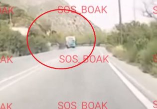 Κρήτη: Καρέ καρέ η στιγμή τροχαίου στα Χανιά – Δείτε το βίντεο