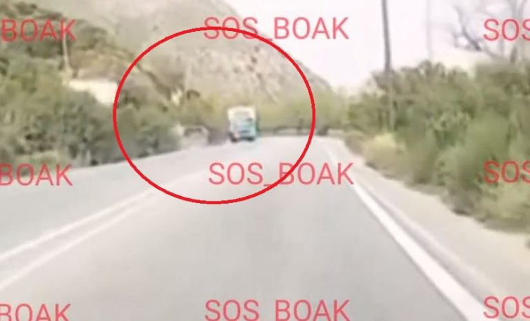 Κρήτη: Καρέ καρέ η στιγμή τροχαίου στα Χανιά – Δείτε το βίντεο