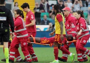 Σοκ στην Ιταλία: Κατέρρευσε ο Εντικά, διεκόπη το Ουντινέζε – Ρόμα (vid)