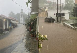 Καιρός: Πλημμύρες και διακοπές ρεύματος από την κακοκαιρία – Σε ποιες περιοχές χιόνισε
