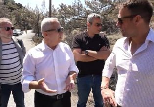 Στις πυρκαγιές στο Λασίθι ο Κασσελάκης – «Ήθελα να συγχαρώ πυροσβέστες και εθελοντές»