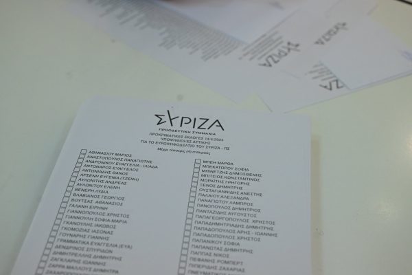 ΣΥΡΙΖΑ: Χωρίς προβλήματα η ψηφοφορία για το ευρωψηφοδέλτιο – Στις 20:00 κλείνουν οι κάλπες