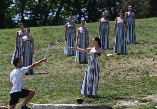 Mε αυξημένα μέτρα ασφάλειας και σύστημα anti-drone η Τελετή Αφής της Ολυμπιακής Φλόγας για το Παρίσι (pics)