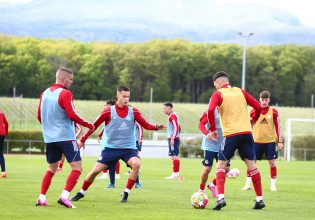 Η προπόνηση της Κ19 του Ολυμπιακού στη Νιόν (vids)