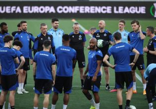 Κλαμπ Μπριζ: Δεν προπονήθηκαν Μινιολέ, Όλσεν και Νίλσεν στην τελευταία προπόνηση πριν την ρεβάνς με τον ΠΑΟΚ