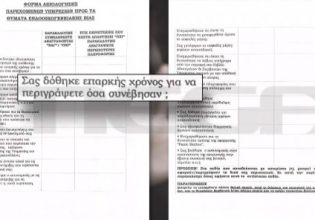 Ενδοοικογενειακή βία: Αυτή είναι η φόρμα αξιολόγησης συμπεριφοράς αστυνομικών σε θύματα